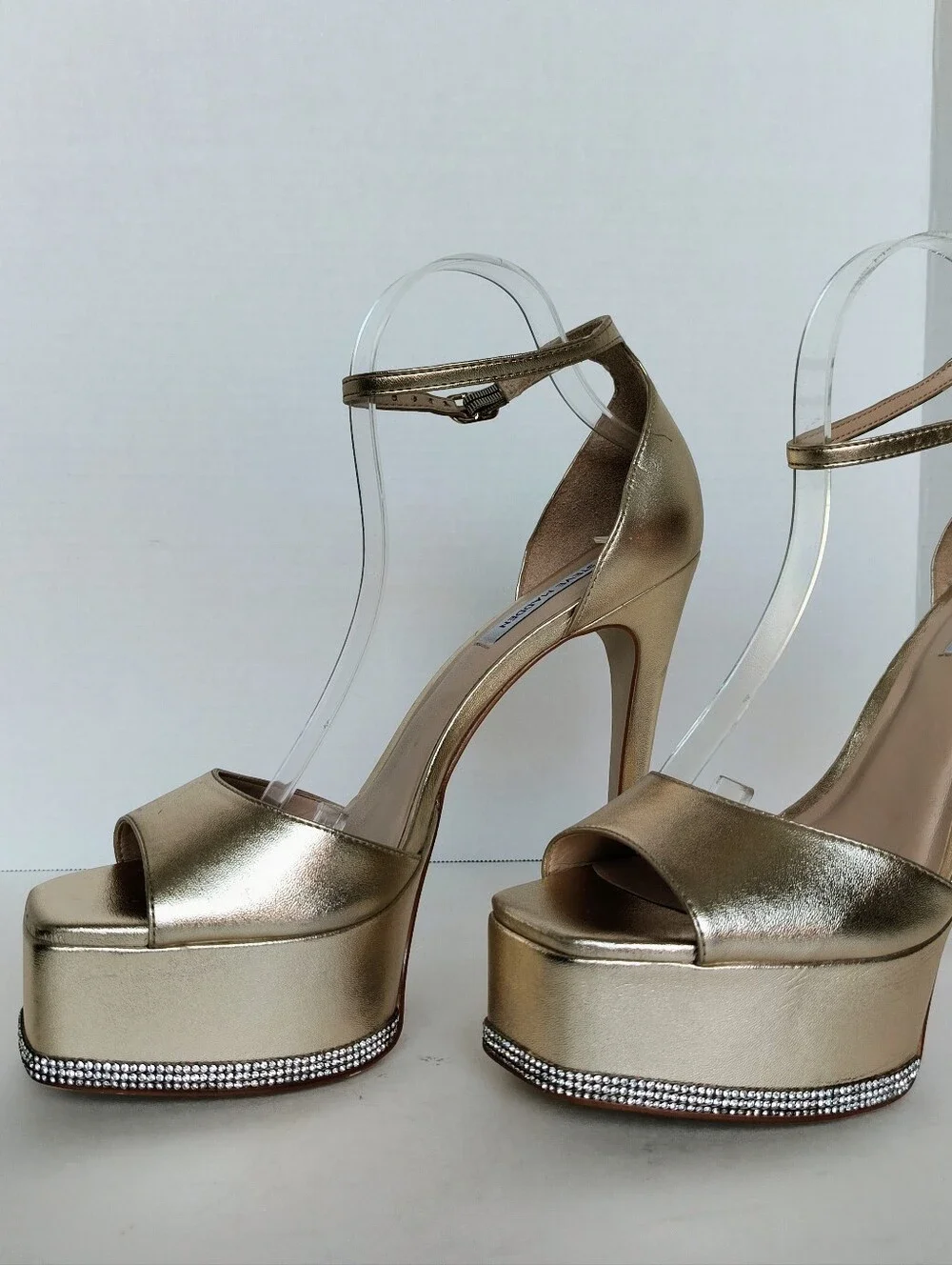 New w/o Box Steve Madden Keeva Ankle-Strap Platform Stiletto Dress Sandals